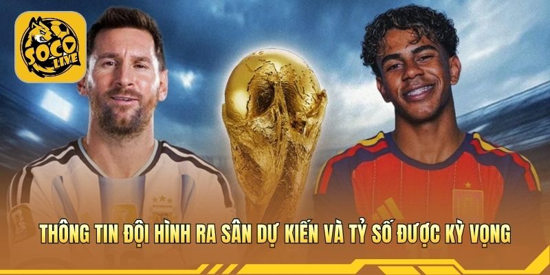 Thông tin đội hình ra sân dự kiến và tỷ số được kỳ vọng